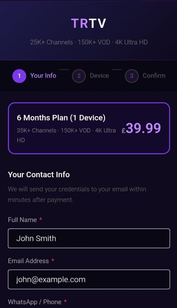 Choose Your Plan